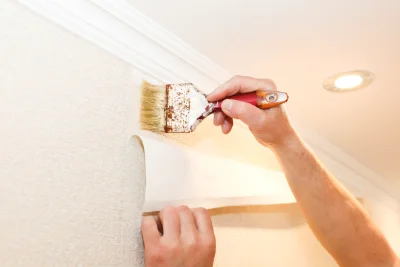 Pose de papier peint à Eu — revêtements muraux et toiles de verre